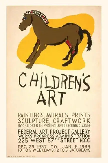 Vintage Journal Children`s Art Project Poster by Found Image Press