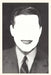 Vintage Journal Eyasless, Noseless Face by Found Image Press