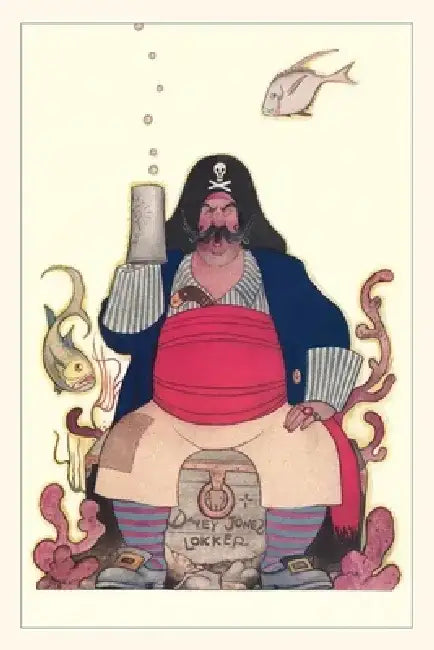 Vintage Journal Pirate and Davey Jones Locker by Found Image Press