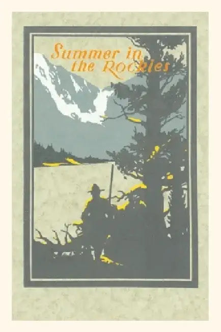 Vintage Journal Summer in the Rockies, Mountie and Pine by Found Image Press
