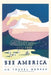 Vintage Journal See America, Montana Travel Poster by Found Image Press