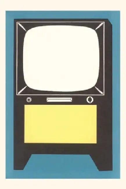 Vintage Journal Blank Television Set by Found Image Press