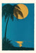 Vintage Journal Sunset over Ocean with Palm Tree by Found Image Press