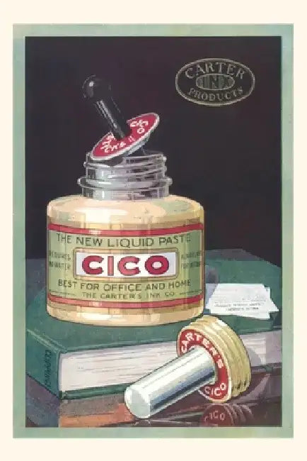Vintage Journal Vintage Glue Advertisment by Found Image Press