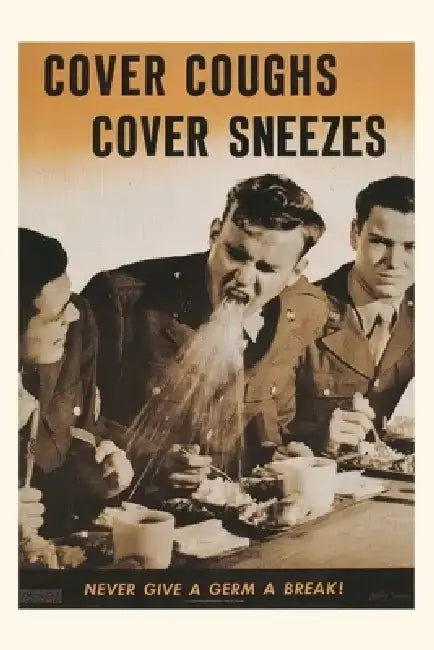 Vintage Journal Never Give A Germ A Break by Found Image Press