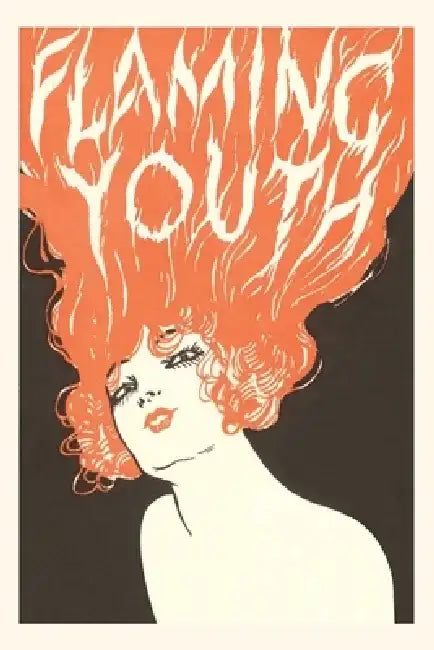 Vintage Journal Flaming Youth, Woman with Flaming Hair by Found Image Press