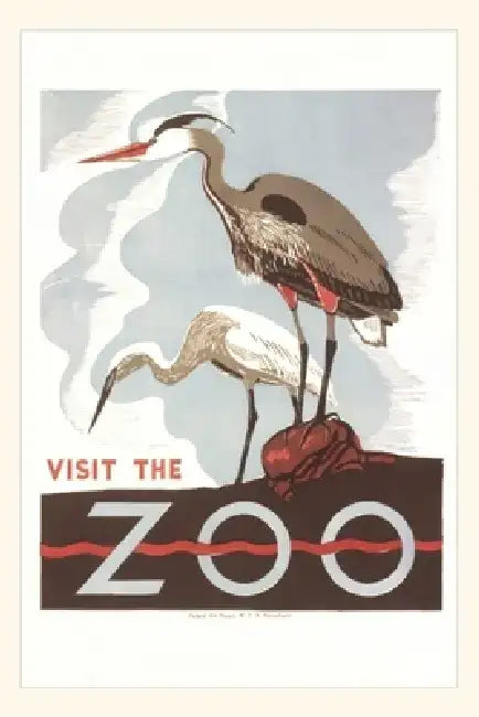 Vintage Journal Visit the ZOO by Found Image Press