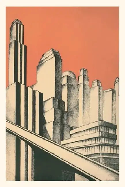 Vintage Journal City of the Future by Found Image Press