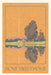 Vintage Journal Home Sweet Home, Trees by Lake by Found Image Press