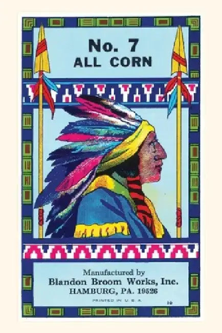 Vintage Journal No. 7 All Corn Broom by Found Image Press