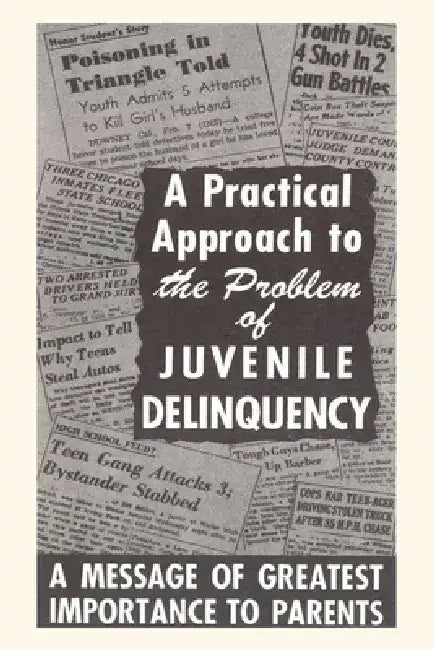 Vintage Journal Juvenile Deliquency Clippings by Found Image Press