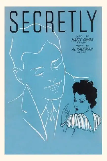 Vintage Journal Sheet Music for Secretly by Found Image Press