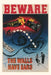 Vintage Journal Beware, the Walls Have Ears by Found Image Press