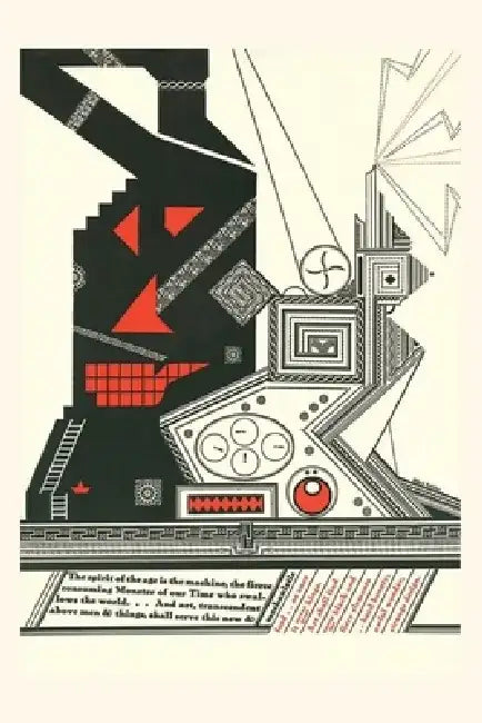 Vintage Journal Stylized Machine by Found Image Press