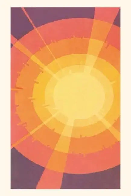 Vintage Journal Sunburst Pattern by Found Image Press