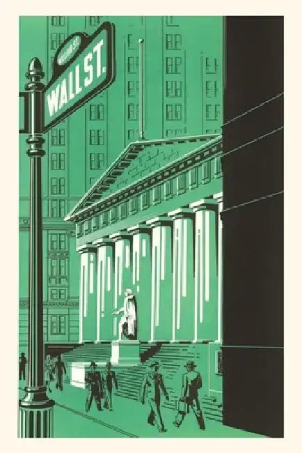 Vintage Journal Wall Street Poster by Found Image Press