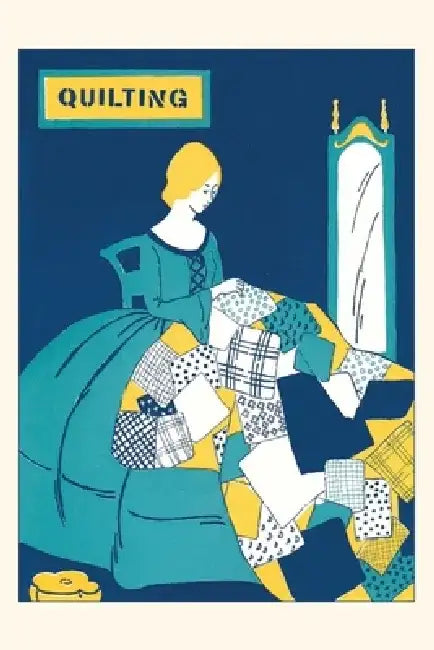 Vintage Journal Quilting Poster by Found Image Press