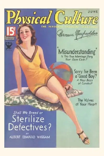 Vintage Journal Cover of Physical Culture by Found Image Press