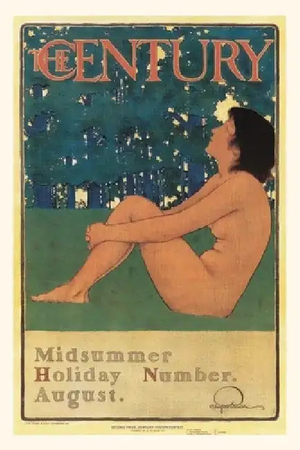Vintage Journal Century Poster, Midsummer by Found Image Press