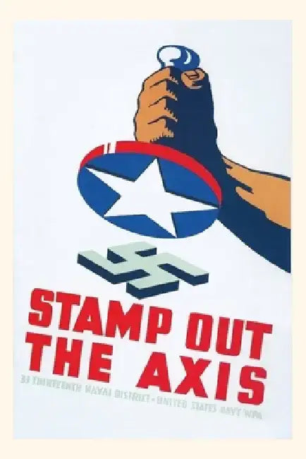 Vintage Journal World War II Propaganda Poster by Found Image Press