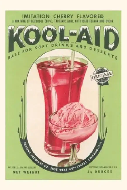 Vintage Journal Cherry Kool-Aid Packet by Found Image Press