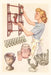 Vintage Journal Housewife with Wall-Mount Etager by Found Image Press