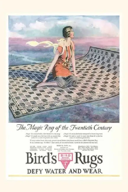 Vintage Journal Vintage Rug Advertisment by Found Image Press