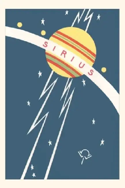 Vintage Journal Sirius and Planet by Found Image Press