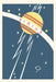 Vintage Journal Sirius and Planet by Found Image Press