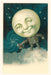 Vintage Journal Benevolently Smiling Moon by Found Image Press