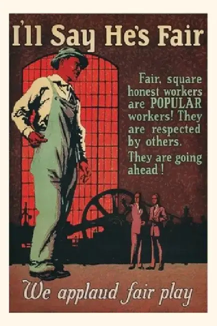 Vintage Journal We Applaud Fair Play by Found Image Press