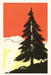 Vintage Journal Lone Pine Silhouette by Found Image Press
