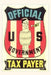 Vintage Journal Impoverished Taxpayer in Barrel by Found Image Press