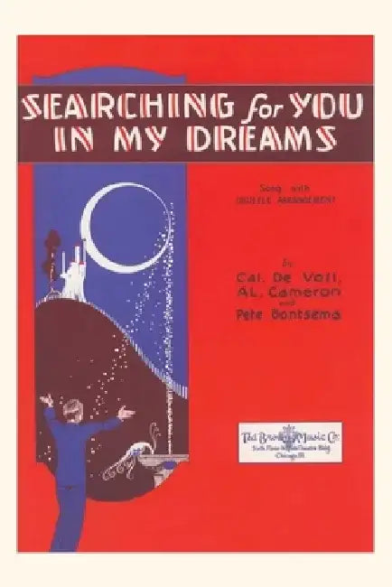 Vintage Journal Sheet Music for Searching for you in my Dreams by Found Image Press