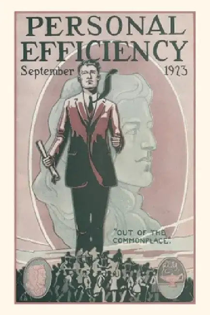 Vintage Journal Personal Efficiency Magazine Cover by Found Image Press