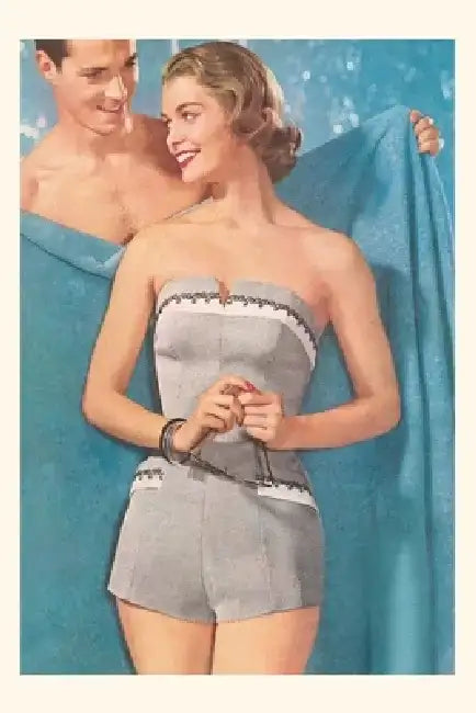 Vintage Journal Bathing Suit Ad by Found Image Press