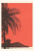 Vintage Journal Red Sky, Palm Trees by Found Image Press