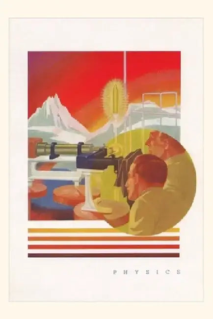 Vintage Journal World of Physics by Found Image Press