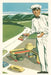 Vintage Journal Gigantic Gas Station Attendant by Found Image Press