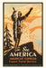 Vintage Journal See America Travel Poster by Found Image Press