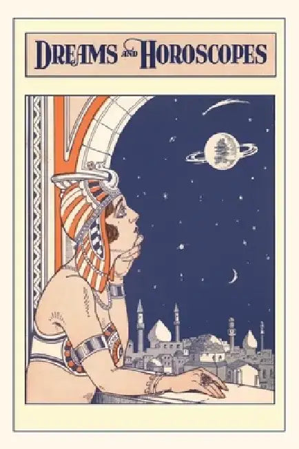 Vintage Journal Dreams and Horoscopes, Mooning Harem Girl by Found Image Press