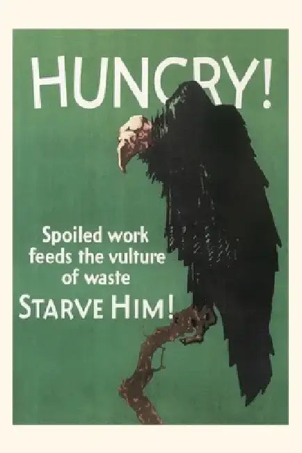 Vintage Journal Hungry Vulture Poster by Found Image Press