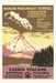 Vintage Journal Lassen Volcanic National Park Travel Poster by Found Image Press