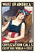 Vintage Journal Wake Up America by Found Image Press