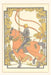 Vintage Journal Art Nouveau Knight on Charger by Found Image Press
