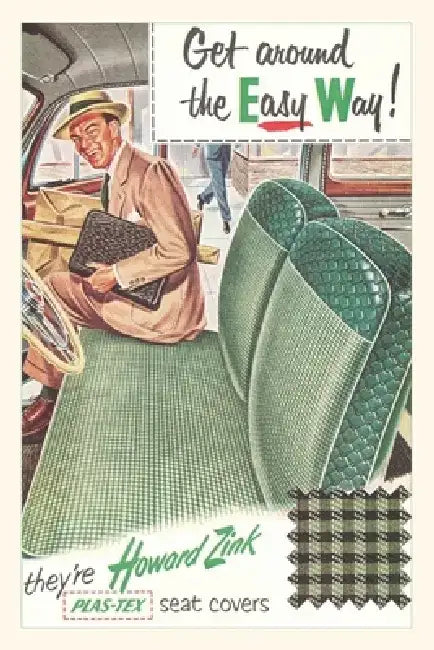 Vintage Journal Seat Cover Sample by Found Image Press