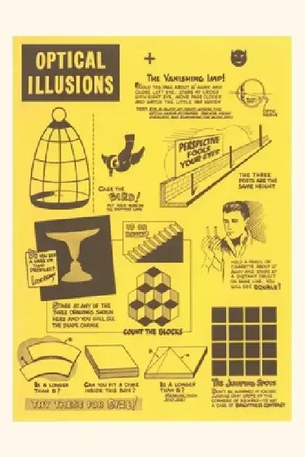 Vintage Journal Optical Illusions by Found Image Press