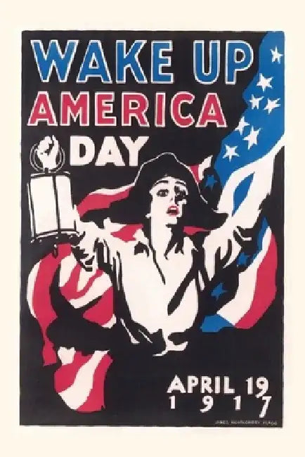 Vintage Journal Wake Up America Day by Found Image Press