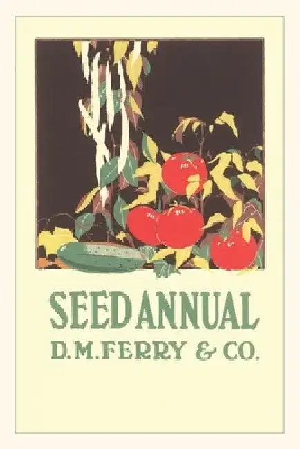 Vintage Journal Seed Annual, Tomatoes and Cucumber by Found Image Press