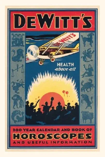 Vintage Journal DeWitt's Horoscope Book by Found Image Press